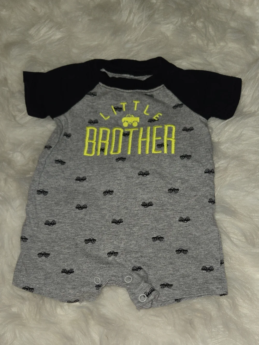 Newborn Little Brother Romper